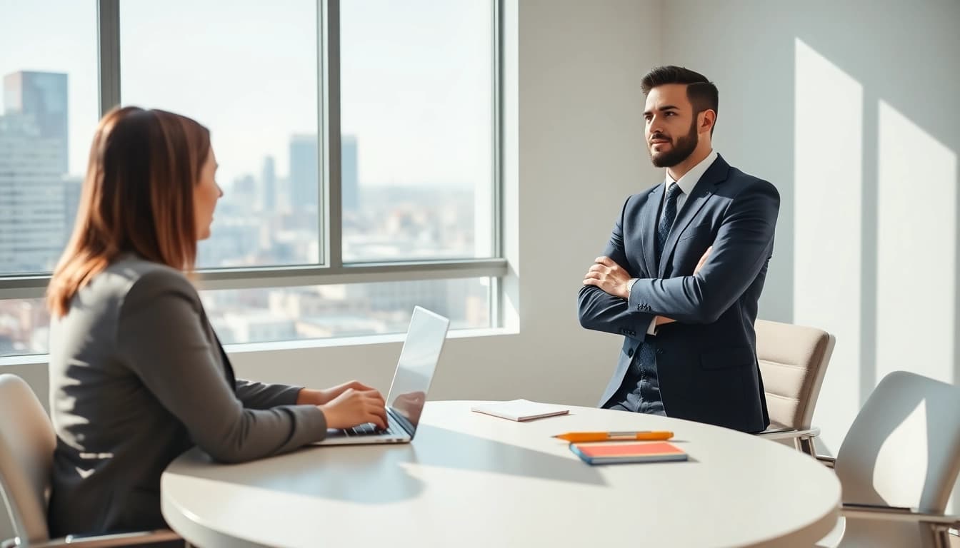 Engaging in Mock Interviews for job preparation in a professional setting.