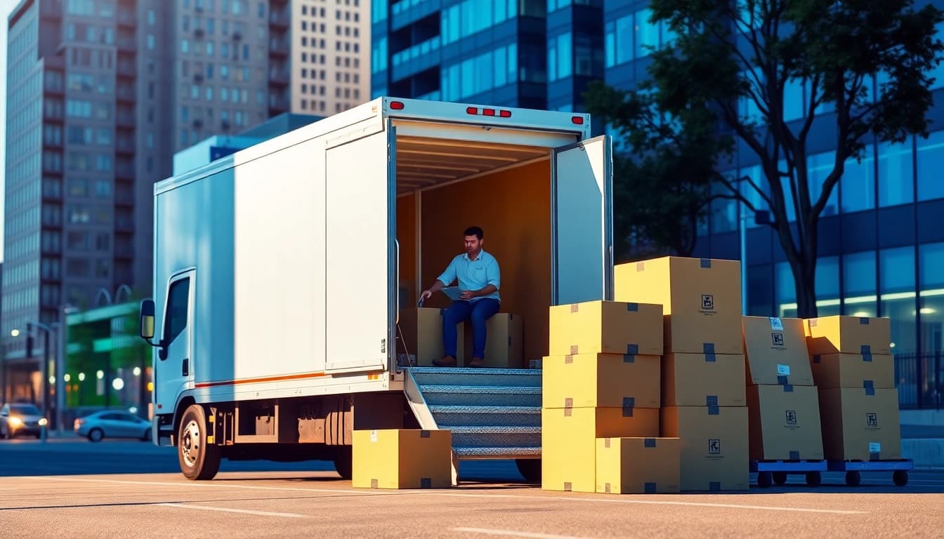 Provide professional province to province movers service with moving truck and boxes.