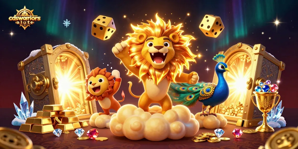 Permainan slot 'cdswarriorsalute' menyajikan jackpot gemerlap dan kemewahan dalam ilustrasi 3D menarik.