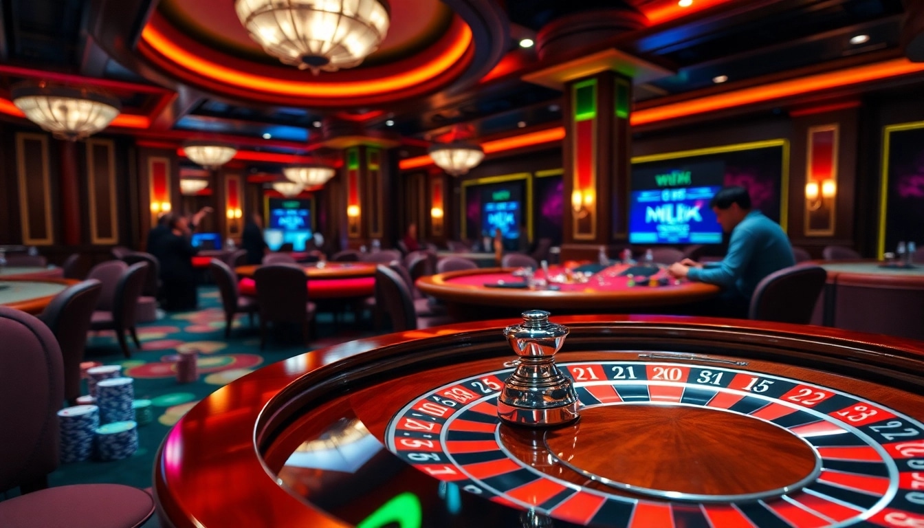 Engaging scene of players at a roulette table, illustrating hidden wiki onion connections in dark web gambling.