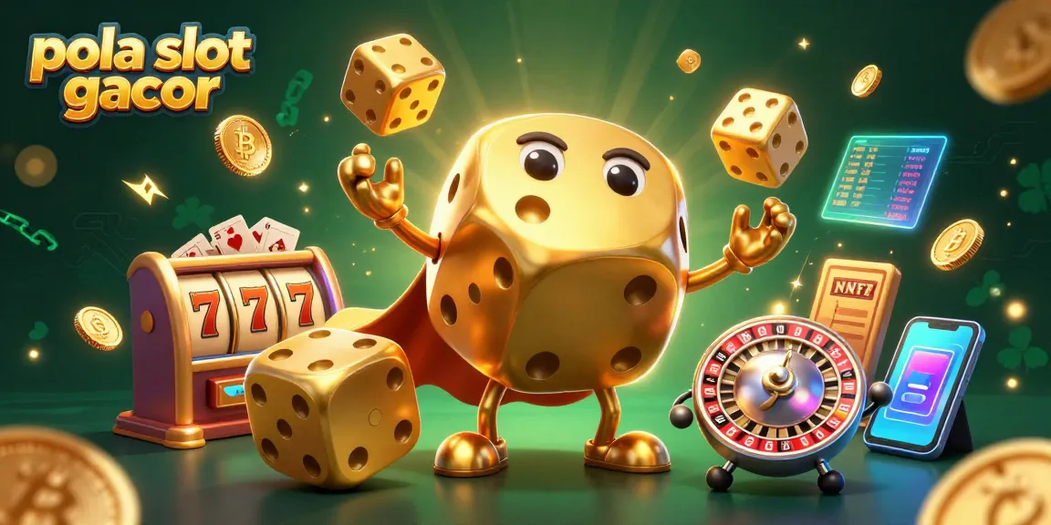 Engage with pola slot gacor strategies in this vibrant 3D casino illustration.