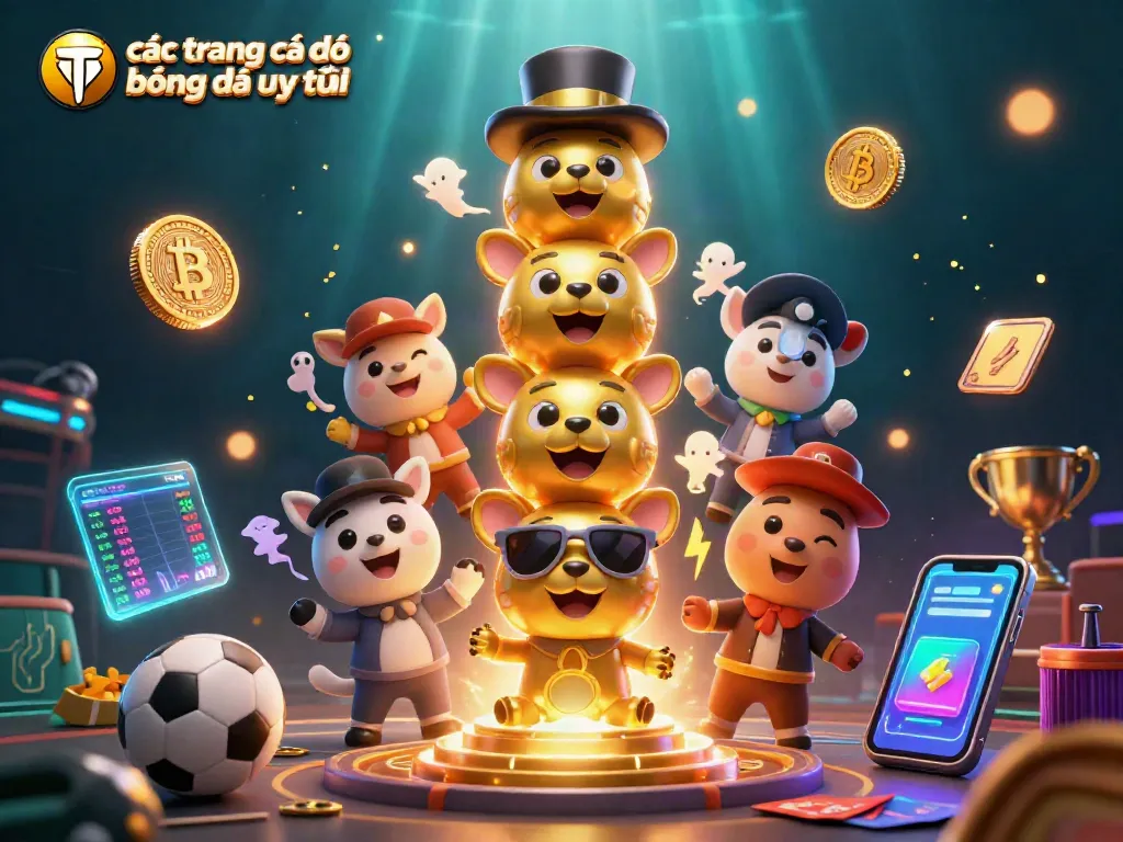 Các trang cá độ bóng đá uy tín mang đến trải nghiệm cá cược hấp dẫn với các nhân vật hoạt hình 3D vui nhộn.