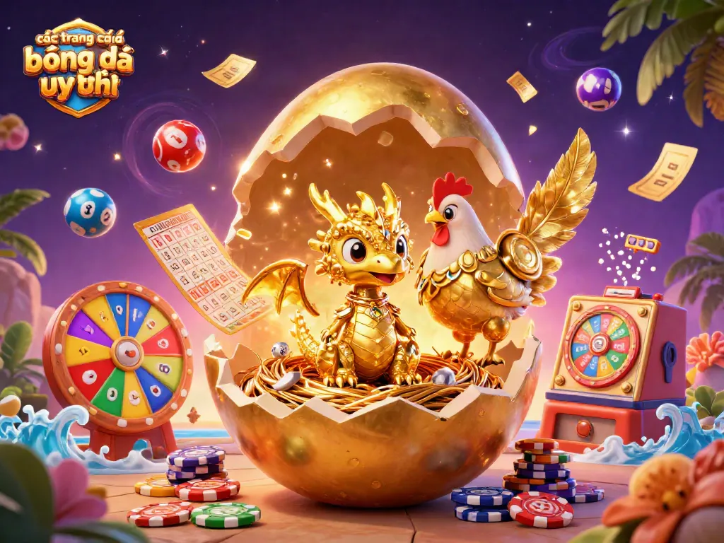 Các trang cá độ bóng đá uy tín thể hiện sự hấp dẫn với hình ảnh đầy màu sắc và sinh động của một con rồng vàng, tạo ra cảm giác mạnh mẽ cho người chơi.