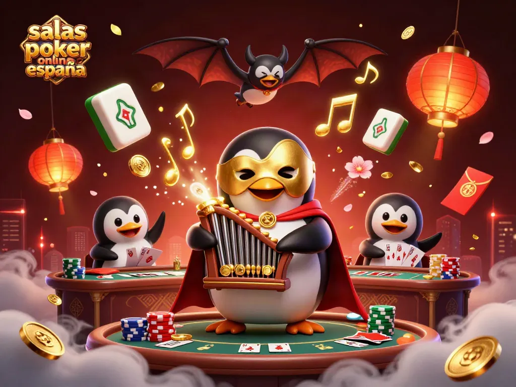 Salas de poker en línea en España, divertido momento en la mesa de un casino virtual con apuestas emocionantes.