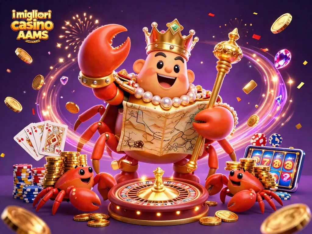 Scopri i migliori casino non AAMS con la regalità del granchio imperatore e i tesori volanti.