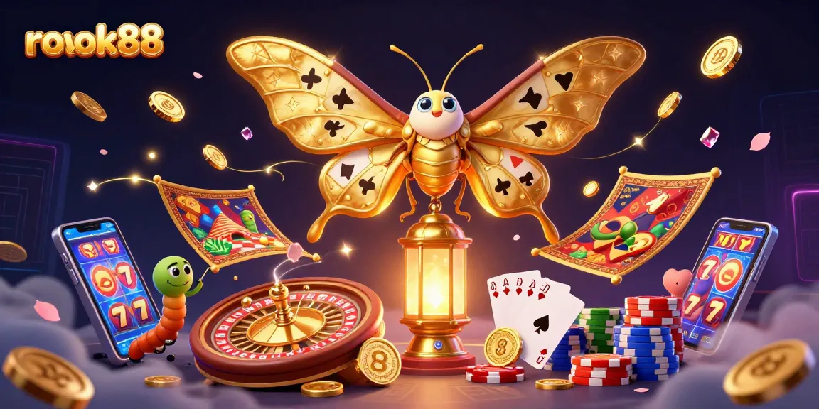 Engage in thrilling gameplay at rokok88 with golden coins, fortune symbols, and lively casino action