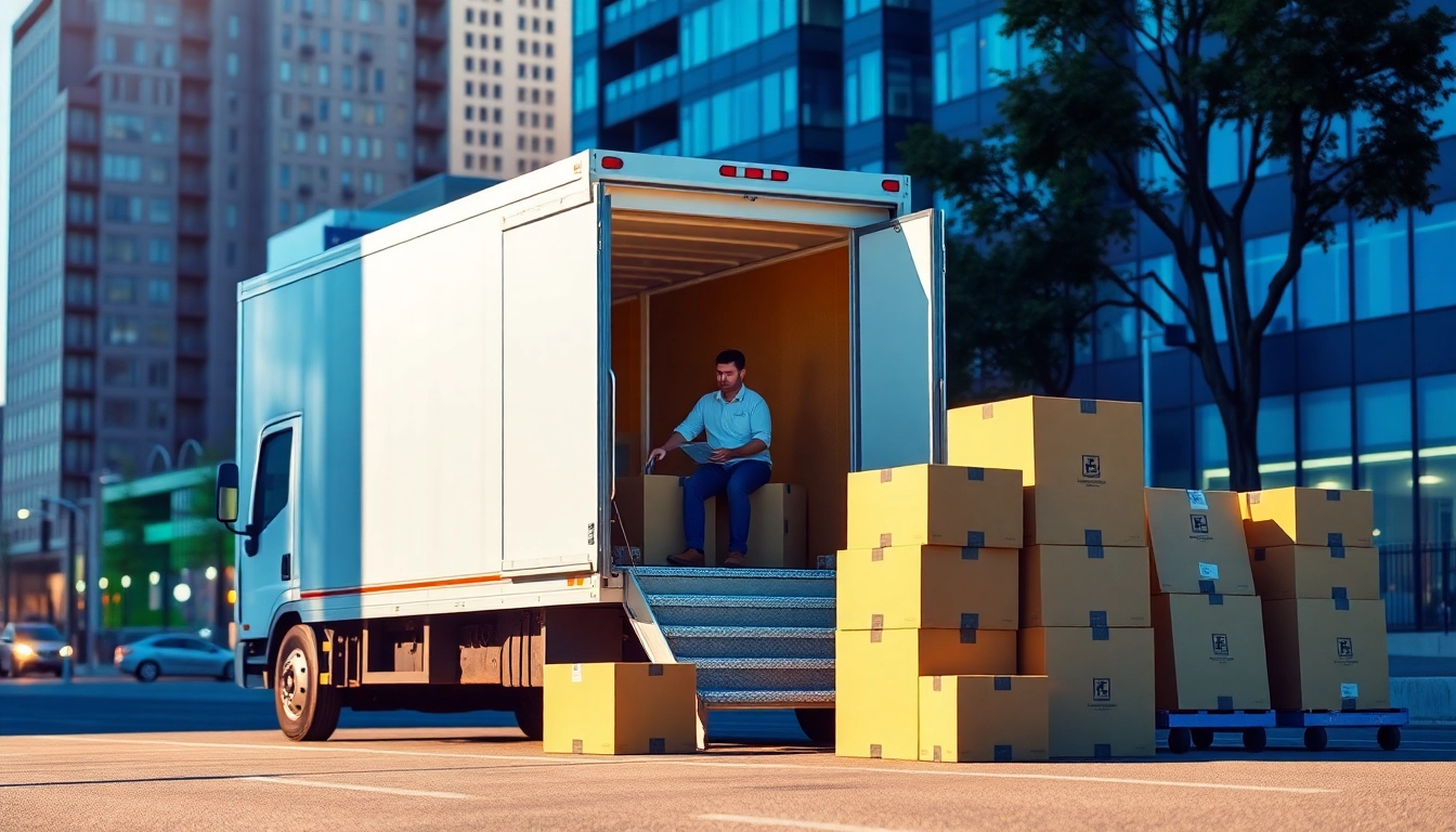 Provide professional province to province movers service with moving truck and boxes.