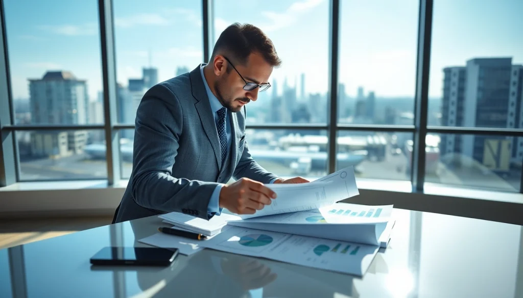 Engaging visual of tax planning and wealth management strategies reviewed by a professional consultant.