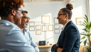 Engaged discussion on life insurance between a client and a financial advisor highlighting trust.