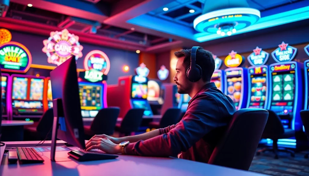 Enjoy thrilling online casino Canada games with vibrant graphics and a lively atmosphere.