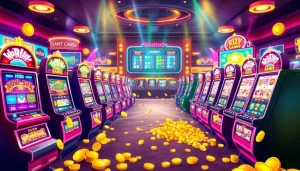 Slot pulsa 5000, tampilkan keseruannya dalam antarmuka slot yang cerah dan berenergi.