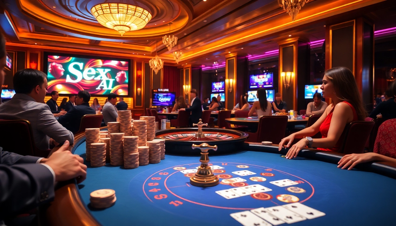 Experience the thrill of gambling with engaging sex ai elements at the poker table.