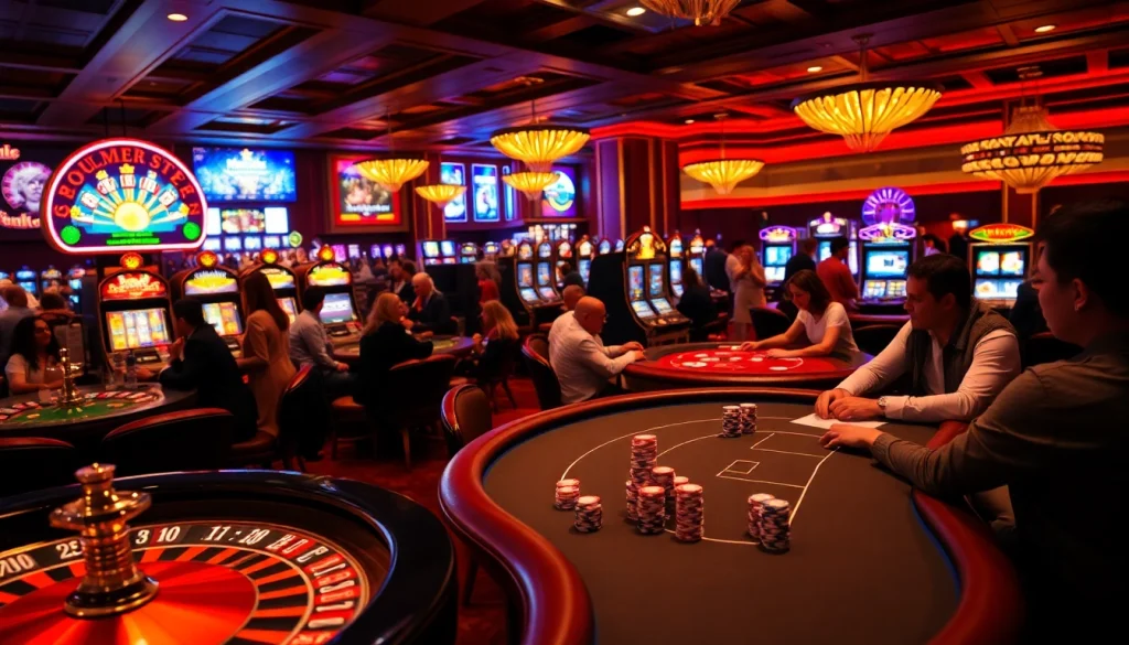 Experience the thrill of gaming at go8s.bio/ with players poised for winning at luxurious casino tables.