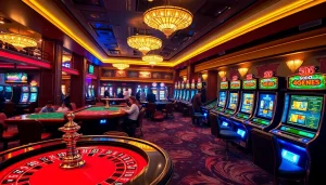 Experience thrilling gameplay at SODO66 with vibrant casino tables and dynamic slot machines.