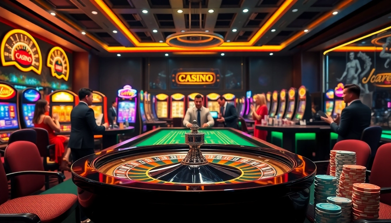 Engage with thrilling games at U888u88.com, showcasing vibrant casino tables and excited players.