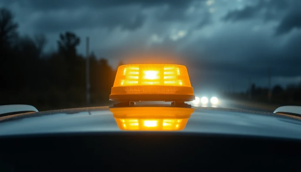 Schalten Sie die Warnleuchte V16 ein, um Sicherheit an der Straße zu gewährleisten.