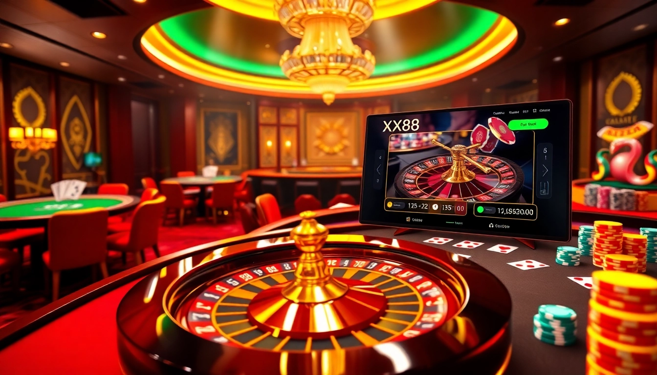Experience thrilling games at https://xx88.nl/ with exciting poker tables and vibrant roulette wheels.